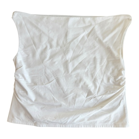 J. Crew White Off-Shoulder Tank Top - Picture 4 of 9